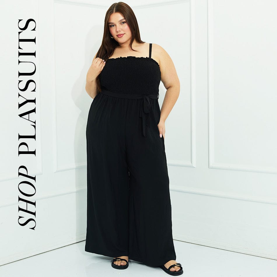 Shop Playsuits at You And All Curve Plus Size